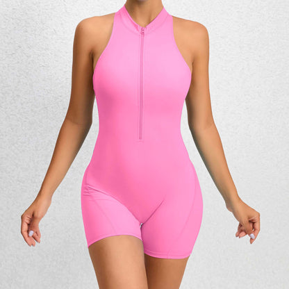 Yoga Jumpsuit Sleeveless pink