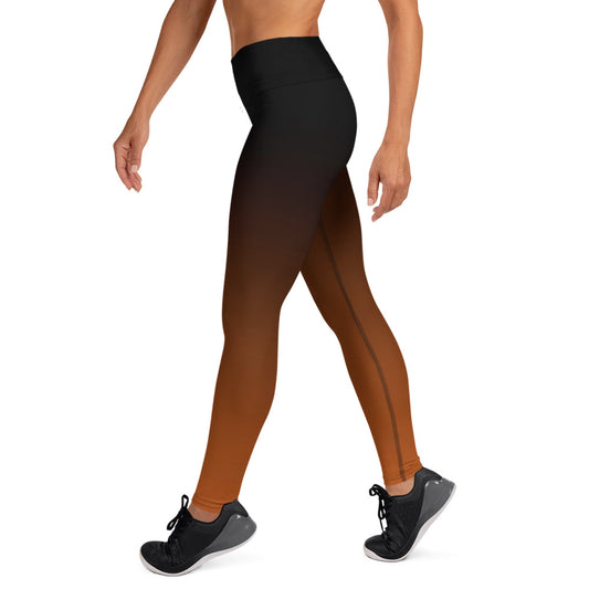 Yoga Leggings CARAMEL Gradient