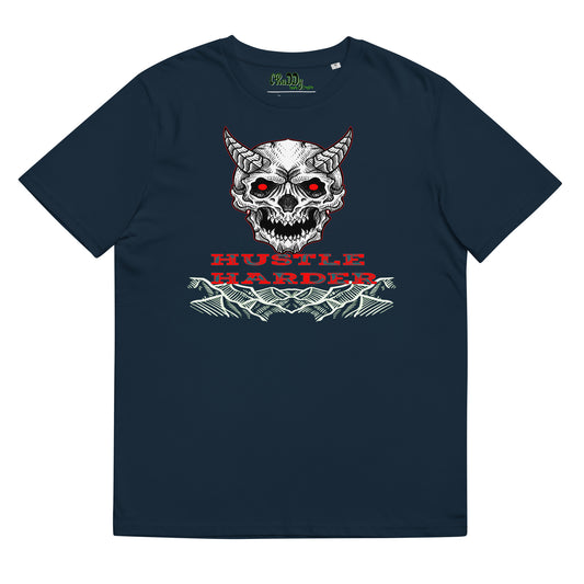 Cool Skull T-shirts "Hustle Harder"