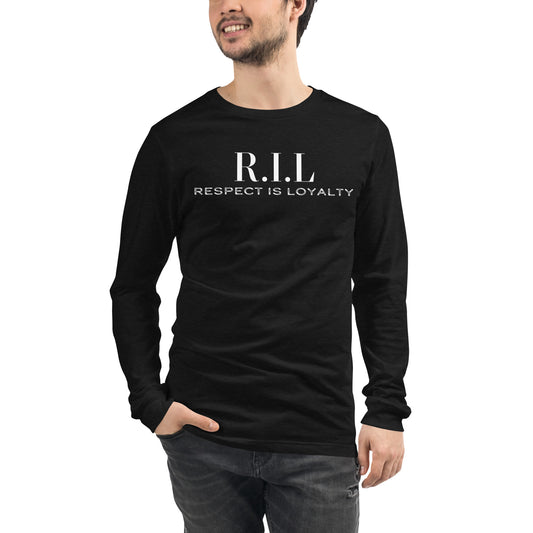 Long Sleeve Tee Respect Is Loyalty "The R.I.L. Collection" unisex