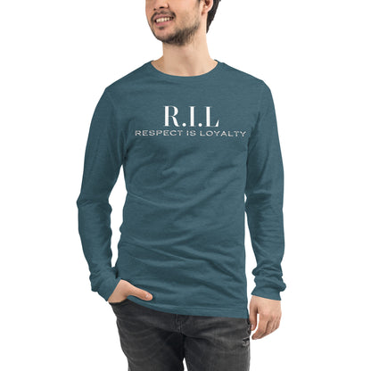 Long Sleeve Tee Respect Is Loyalty "The R.I.L. Collection" unisex